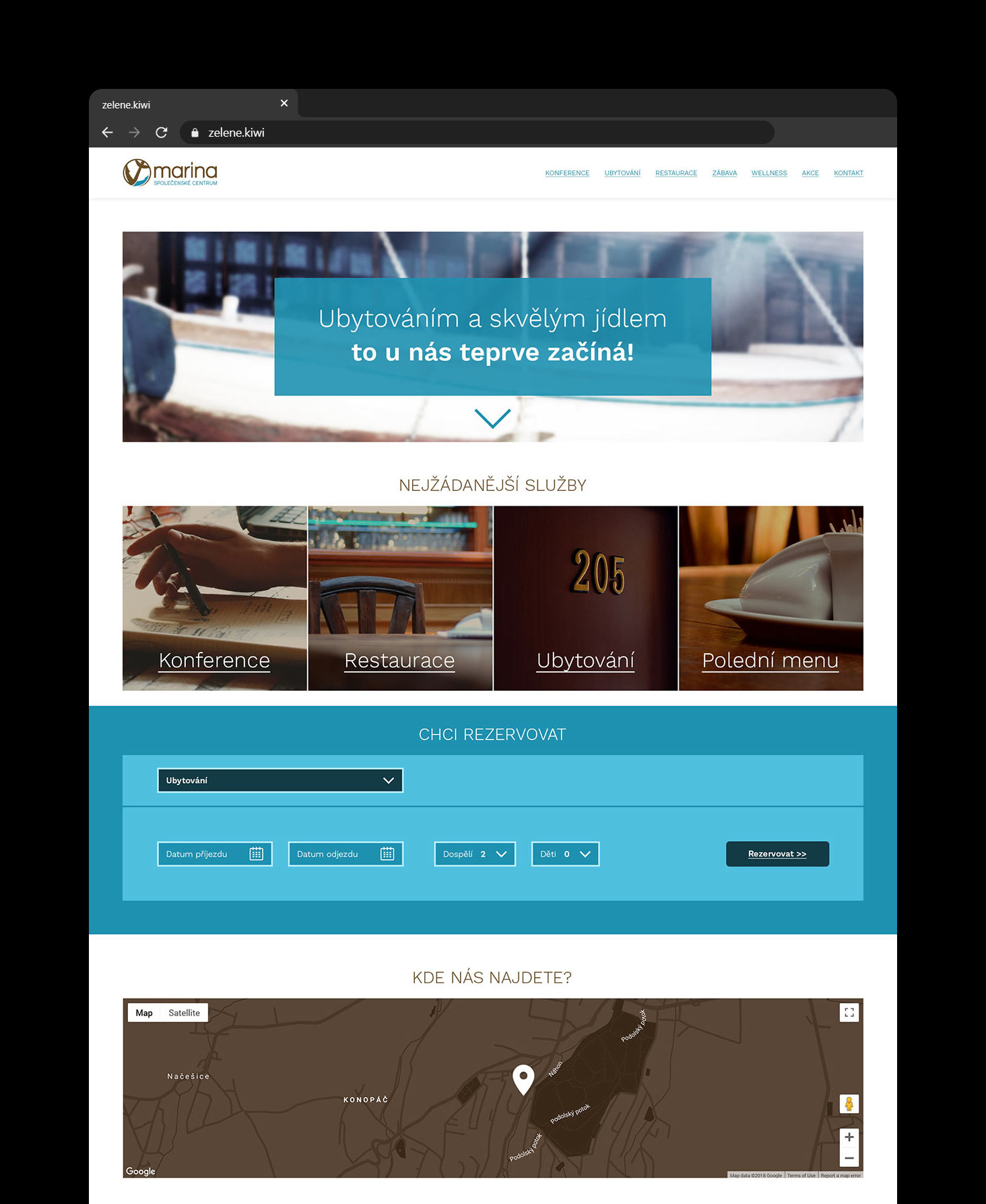 Webdesign - SCM Marina